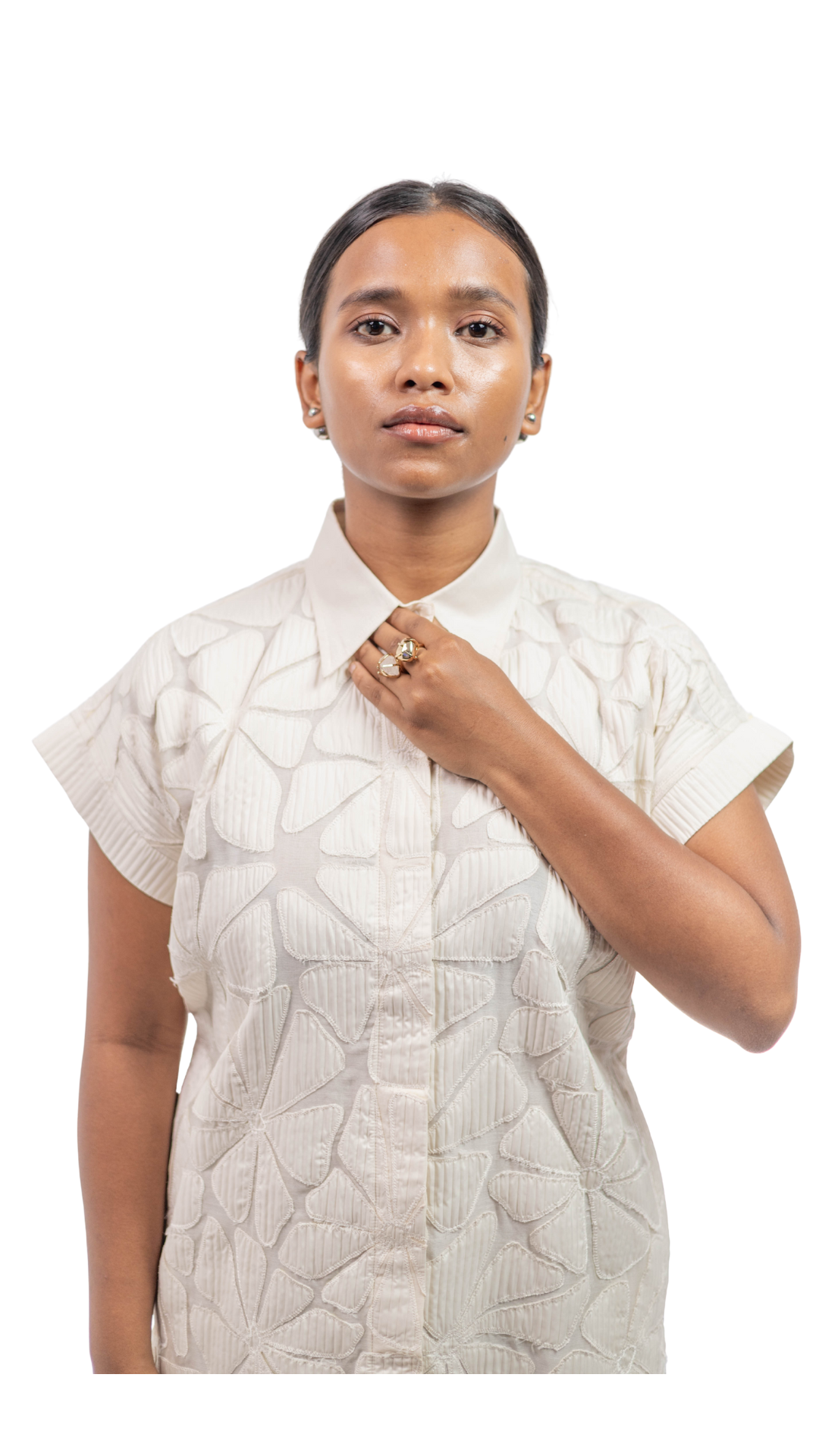 GEOMETRIC BLOOM DRESS