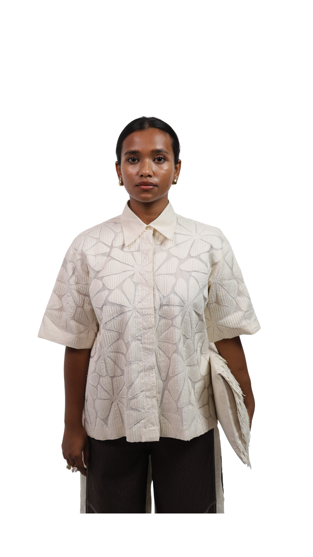 BLOOM SHIRT WITH PANELLED PANTS