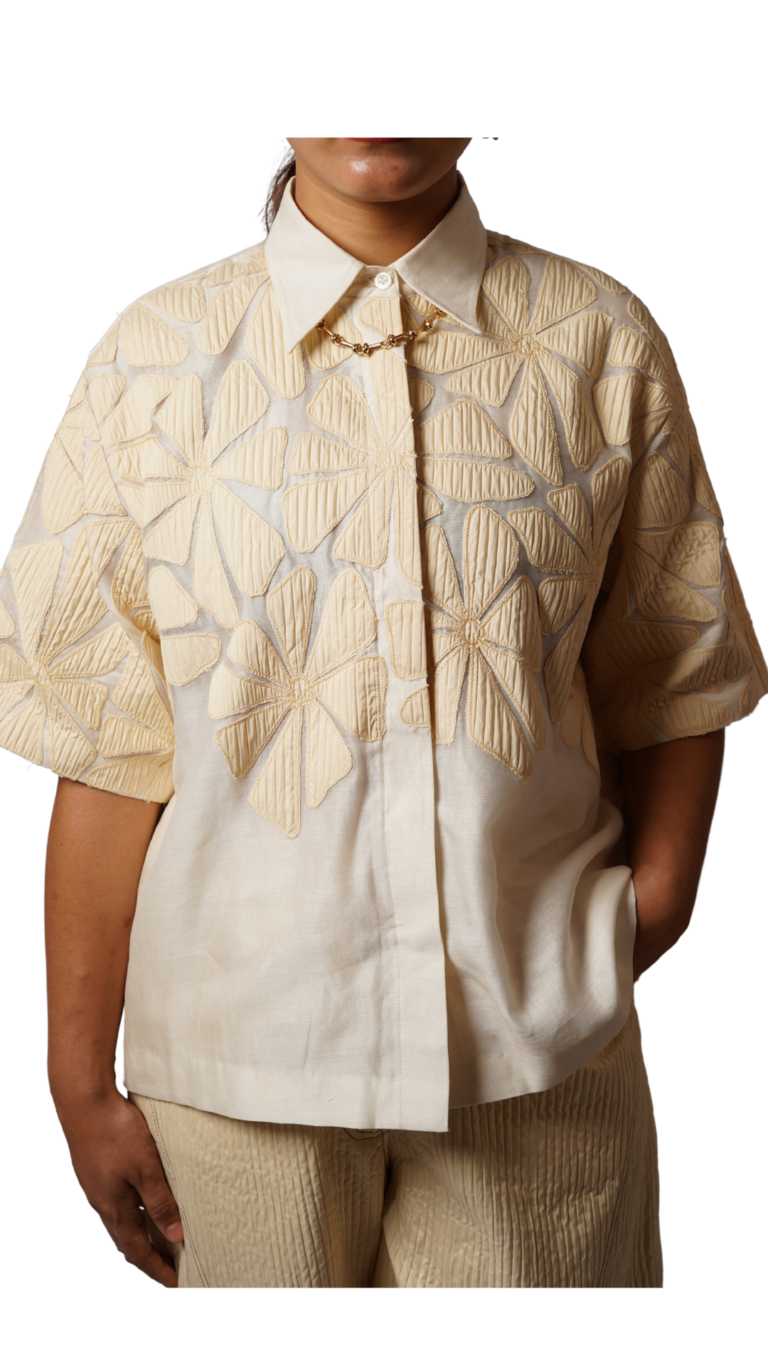 BREATHE SHIRT WITH STRUCTURED PANTS