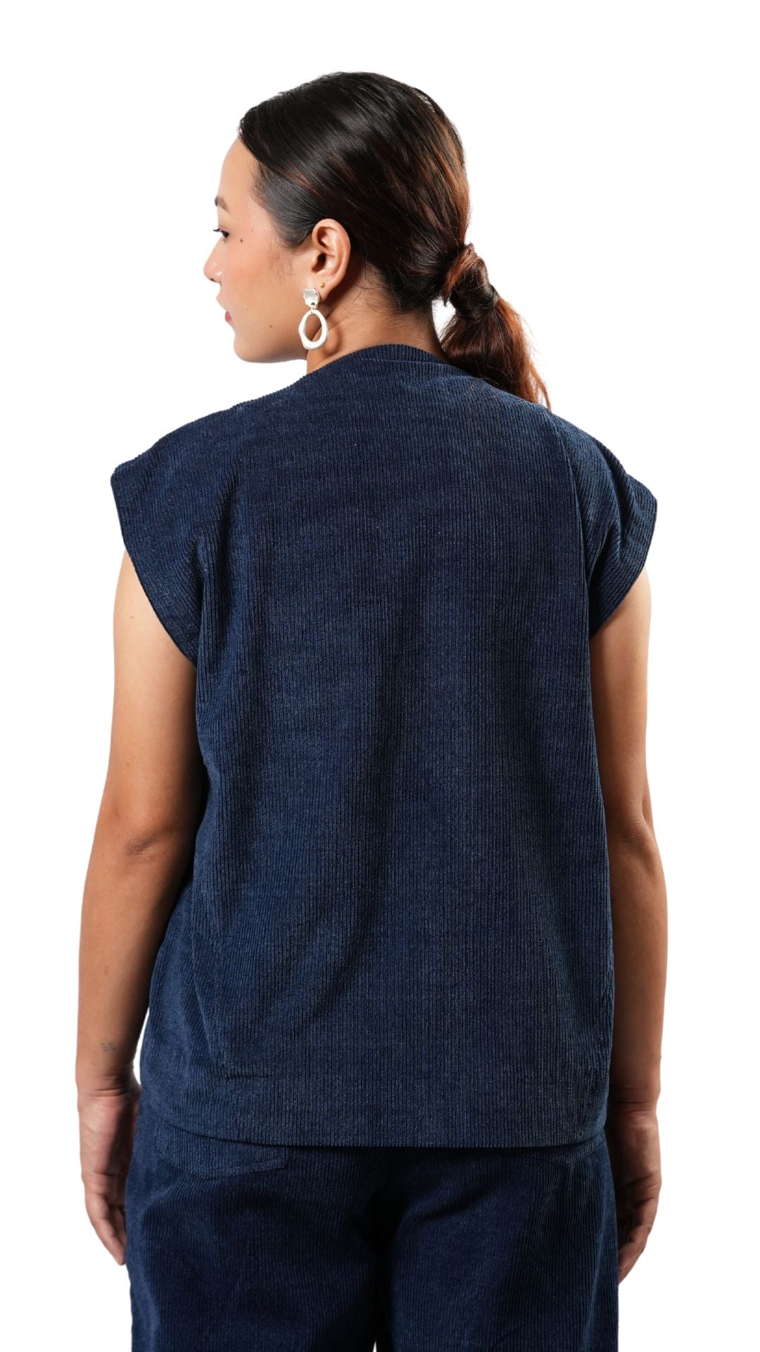 DENIM CHARGE TOP WITH DENIM CHARGE TROUSER
