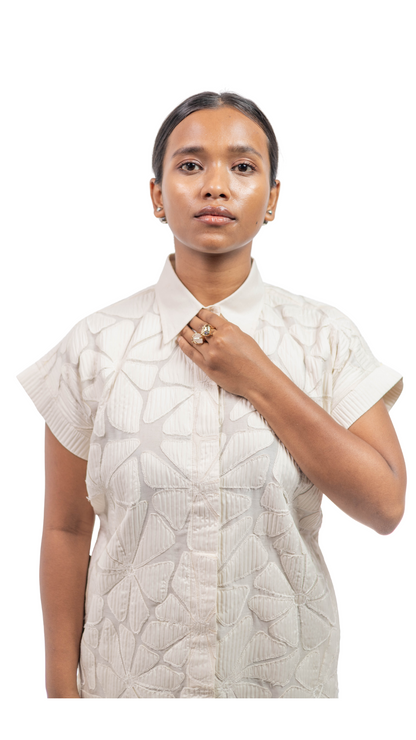 GEOMETRIC BLOOM DRESS